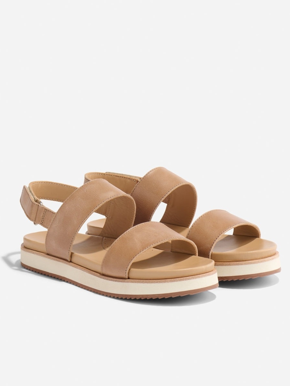 Nisolo Go-To Flatform Sandal - Almond women 11